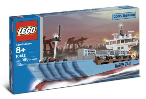 LEGO 10152 Sculptures Maersk Sealand Container Ship 2004 Edition