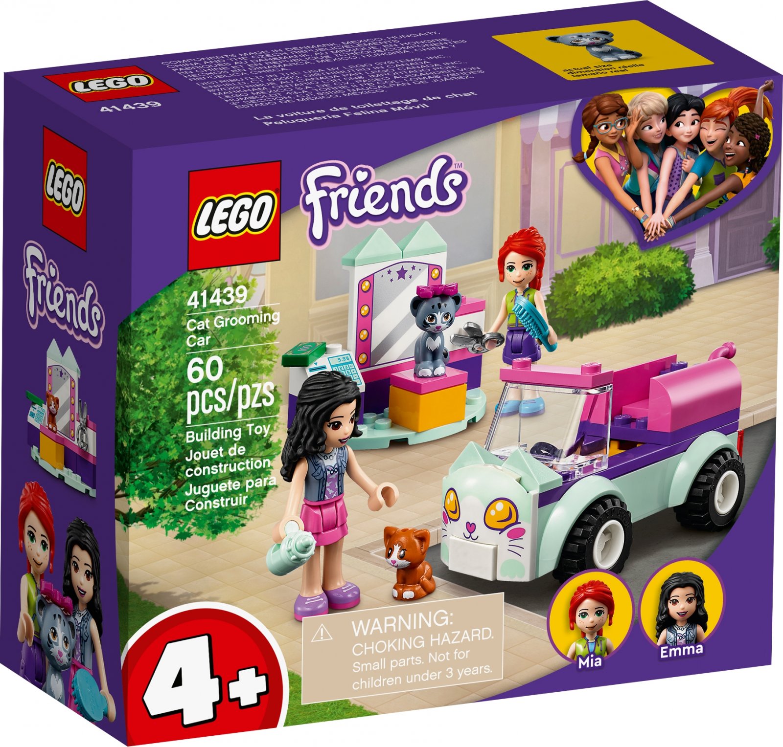 LEGO Friends Series 41439 Cat Grooming Car