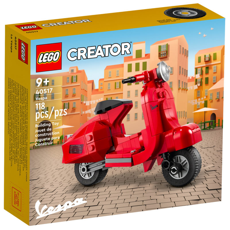 LEGO 40517 Vespa Motorcycle Exclusive Small 118pcs