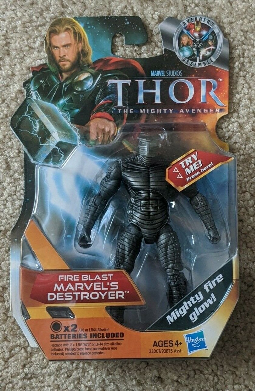 Hasbro Marvel - Thor The Mighty Avenger - Fire Blast Destroyer - 3.75 Inch Figure