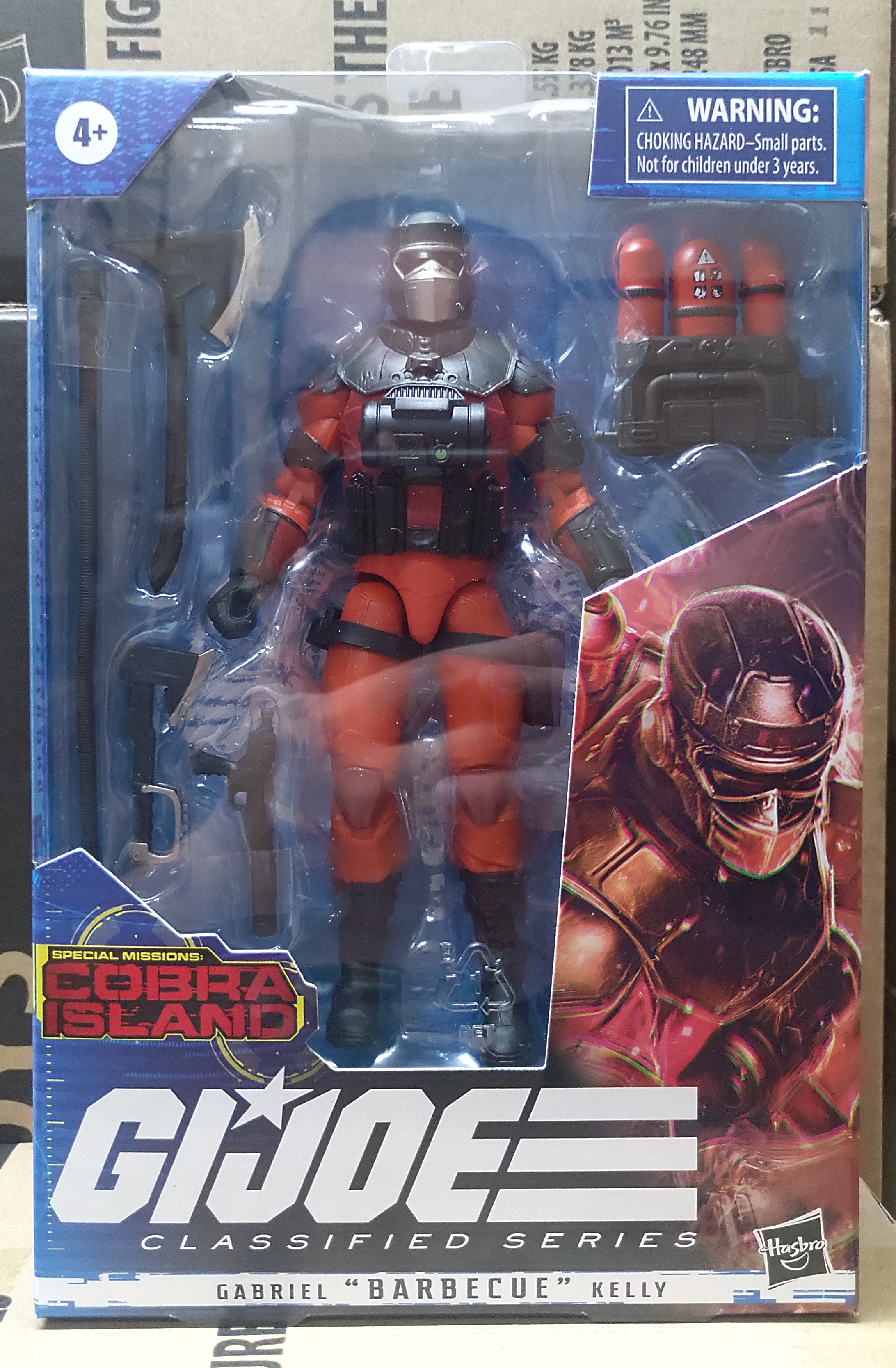 GI Joe Classified Series 6" Gabriel Barbecue Kelly
