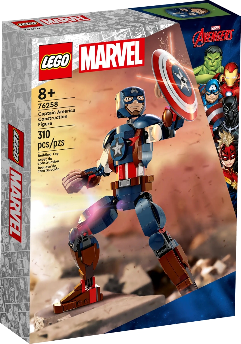 LEGO Marvel Series 76258 Captain America Construction Figure