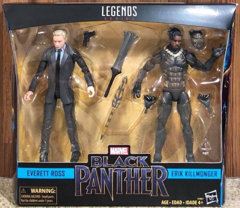 Marvel Legends Series Black Panther 6" inch Everett Ross & Erik Killmonger