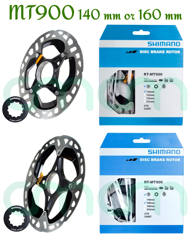 Shimano RT-MT900 Disc Brake 140 or 160mm Center Lock Rotor NIB (with lock ring)