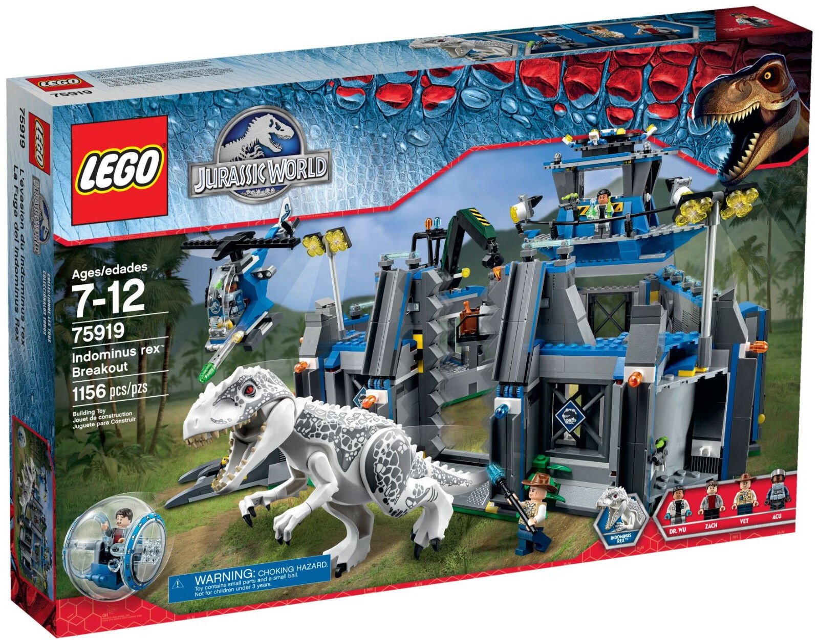 LEGO JURASSIC WORLD 75919 Indominus Rex Breakout