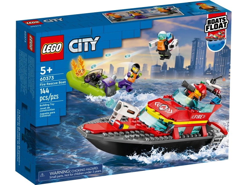 LEGO City Series 60373 Fire Rescue Boat