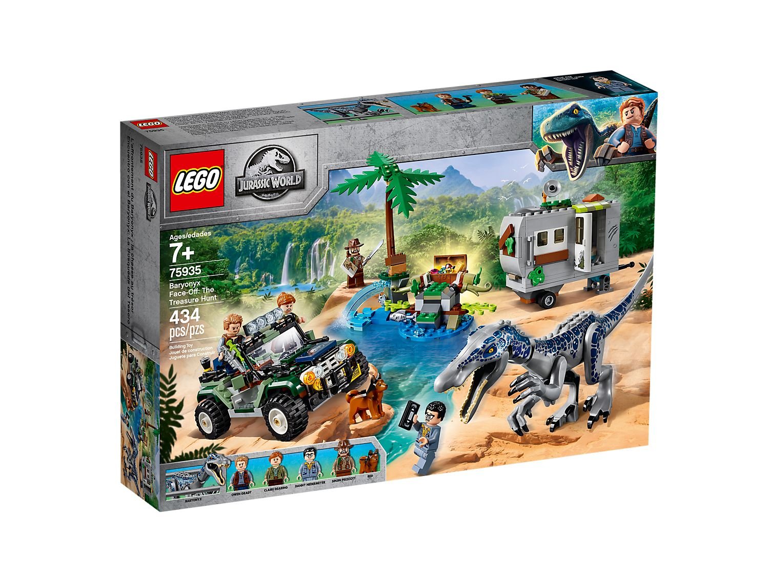 LEGO 75935 Jurassic World Baryonyx Face-Off: The Treasure Hunt