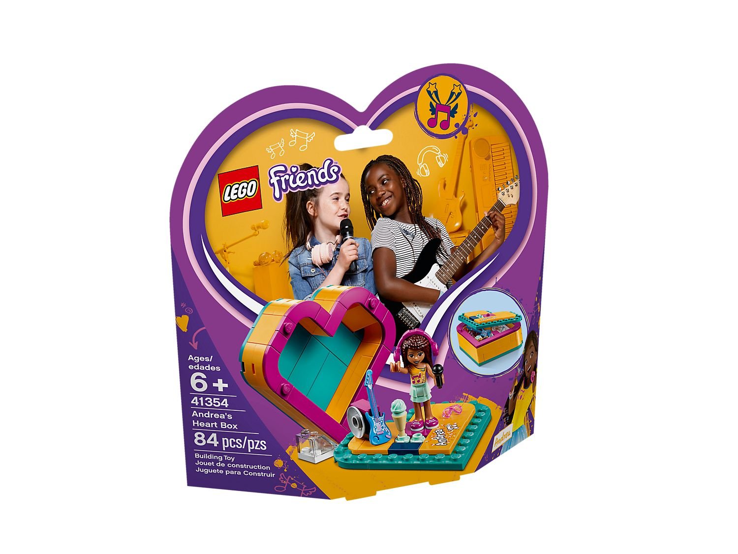 LEGO Friends Andrea's Heart Box 41354