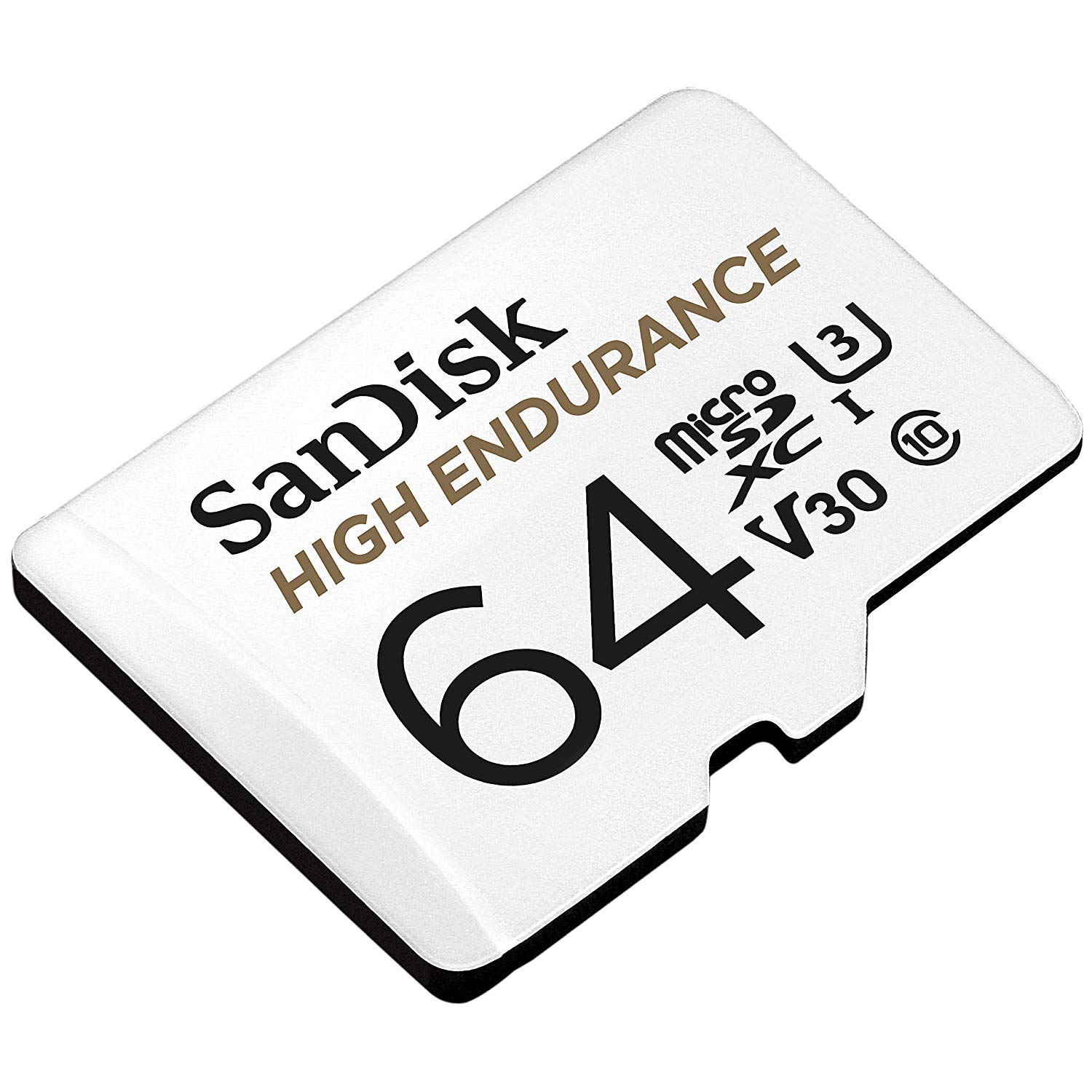 Sandisk 64GB High Endurance MicroSDXC Video Monitoring V30 U3 Class 10 100MB/s SDSQQNR 064G