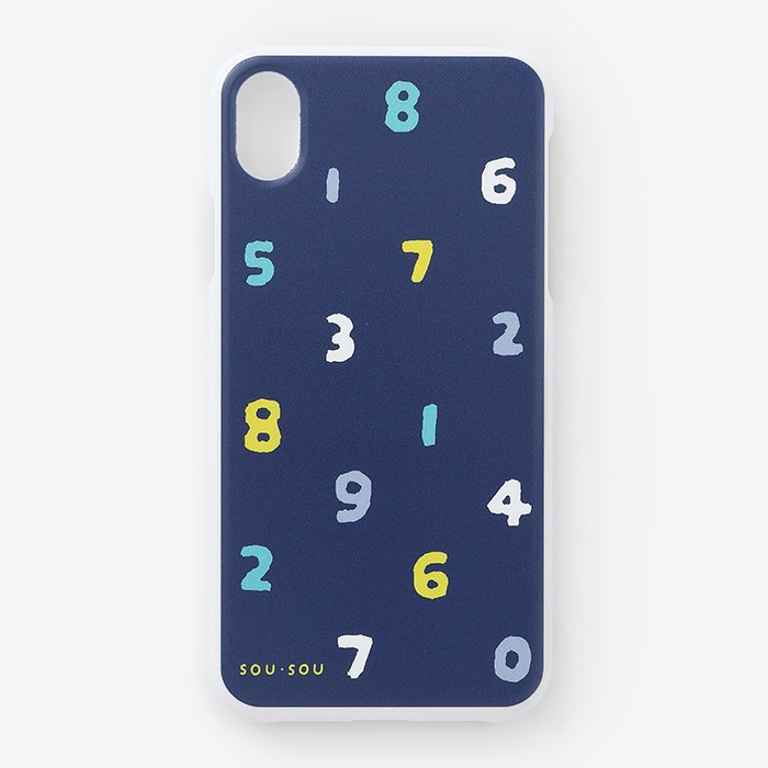 SO-SU-U iPhone XS Max Cover Case SO-SU-U 4-color Prussian Blue (Yonmi this life) - Made in Japan