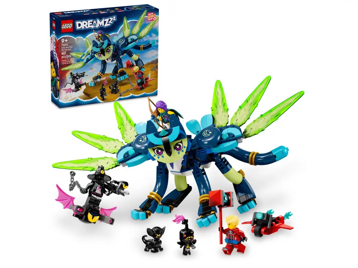 LEGO DREAMZzz Series 71476 Zoey and Zian the Cat-Owl