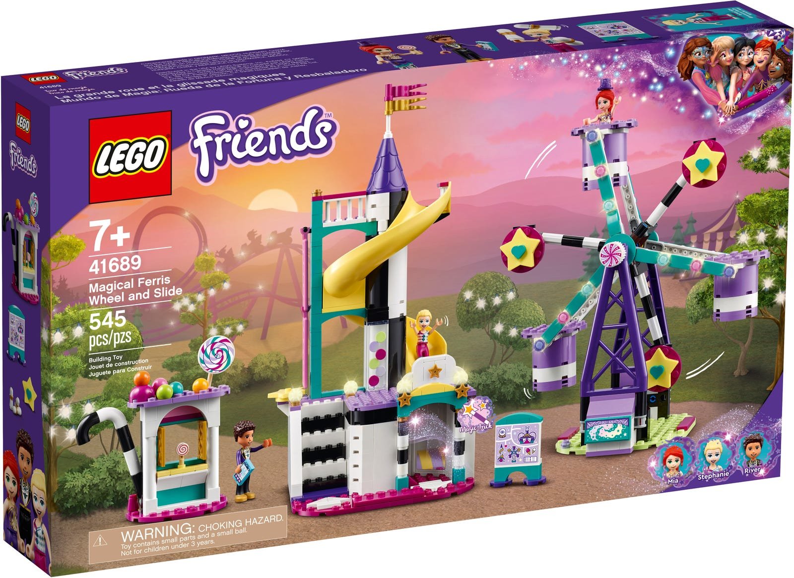 LEGO Friends Series 41689 Magical Ferris Wheel and Slide