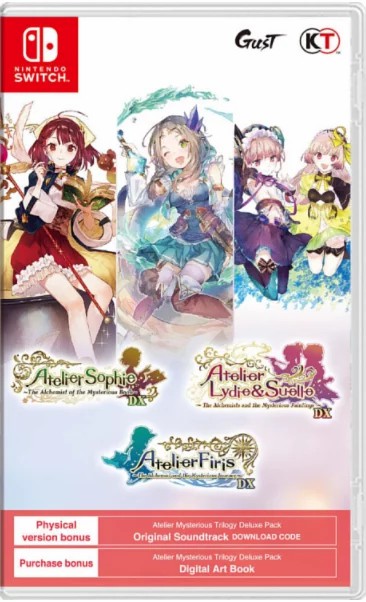 Nintendo Switch Game NS Atelier Mysterious Trilogy Deluxe Pack Chinese Version