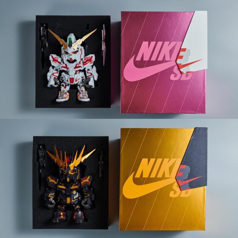 Bandai QMSV Unicorn Gundam & Banshee (Destory Mode) Ver.NIKE