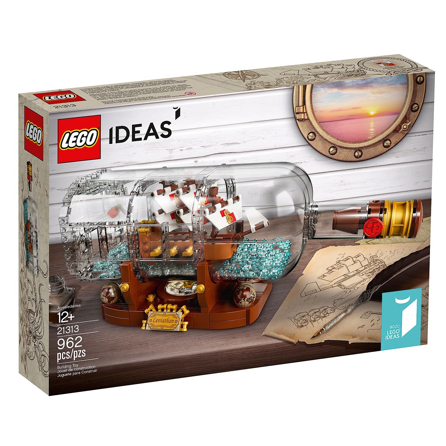 LEGO 21313 Ideas and CUUSOO Ship in a Bottle