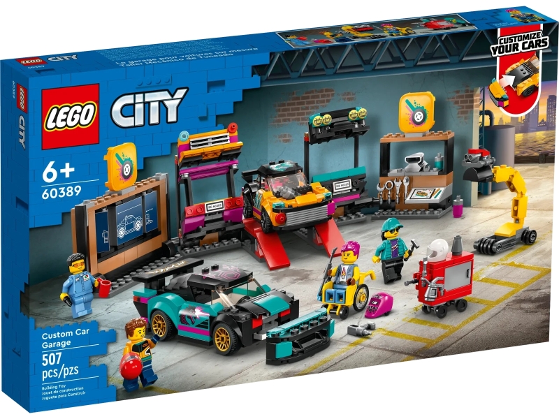 LEGO City Series 60389 Custom Car Garage