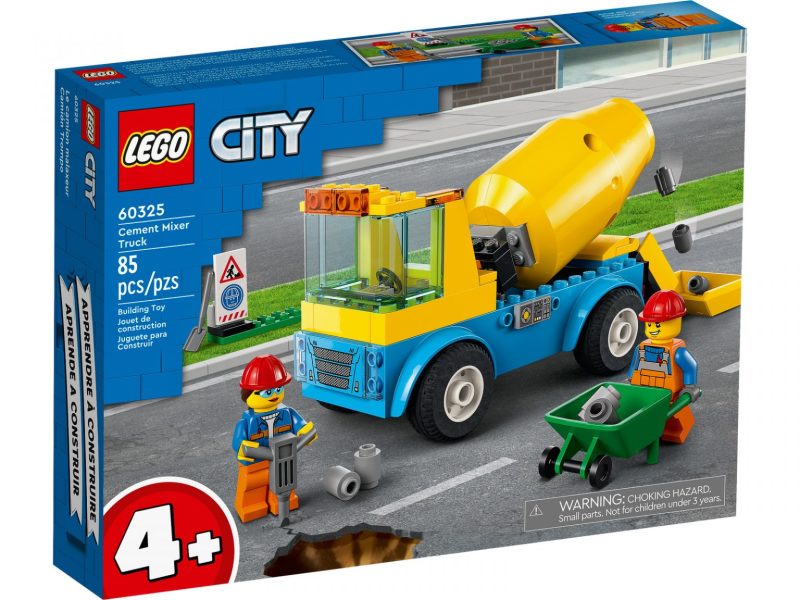 LEGO City Series 60325 Cement Mixer Truck