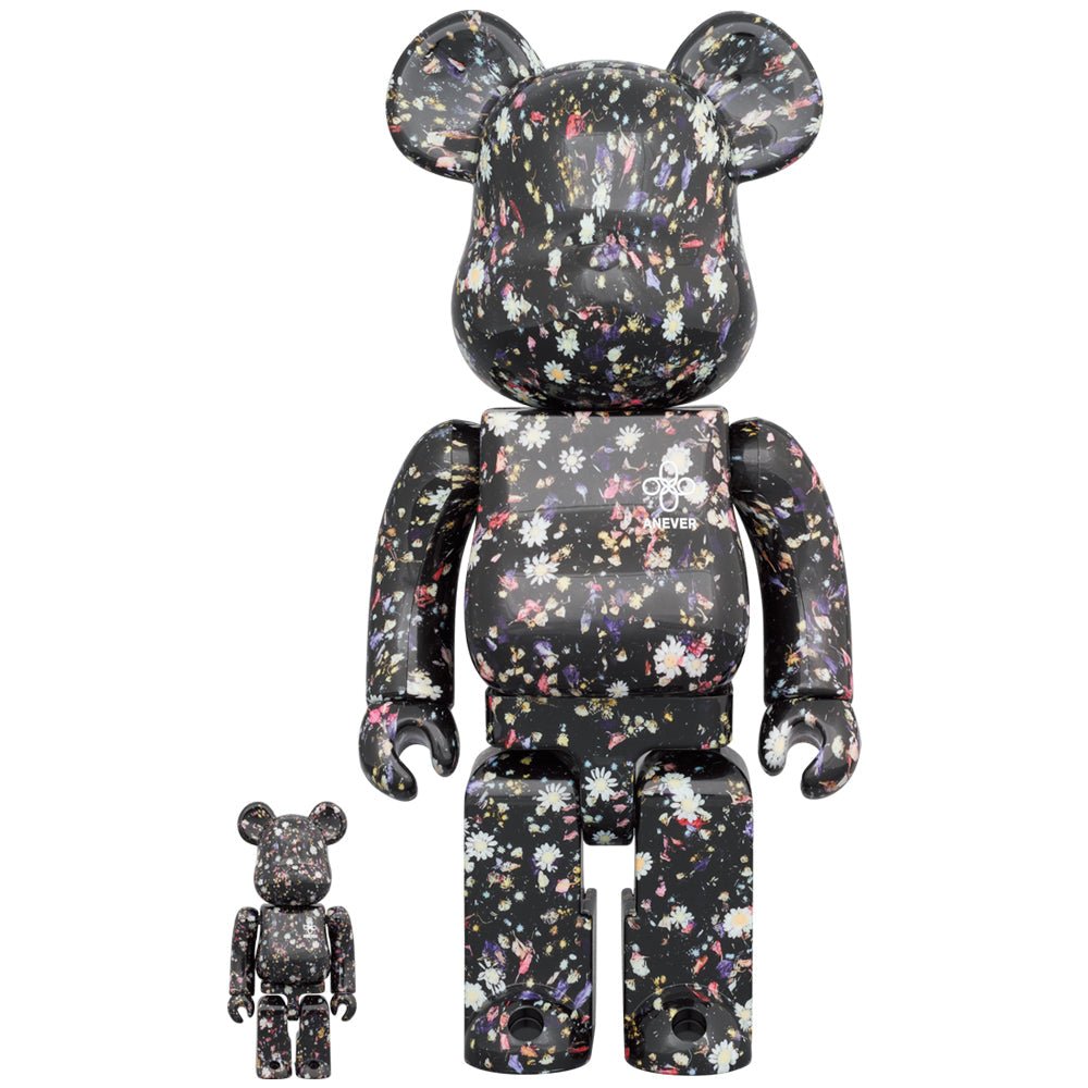 Medicom Be@rBrick BearBrick ANEVER BLACK 100% & 400％
