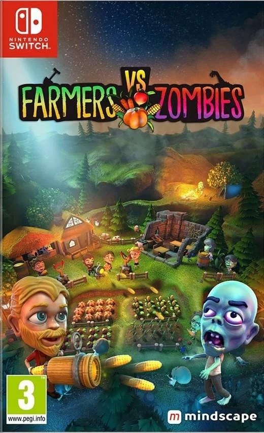 Nintendo Switch Game NS Farmers VS Zombies Chinese/English Version