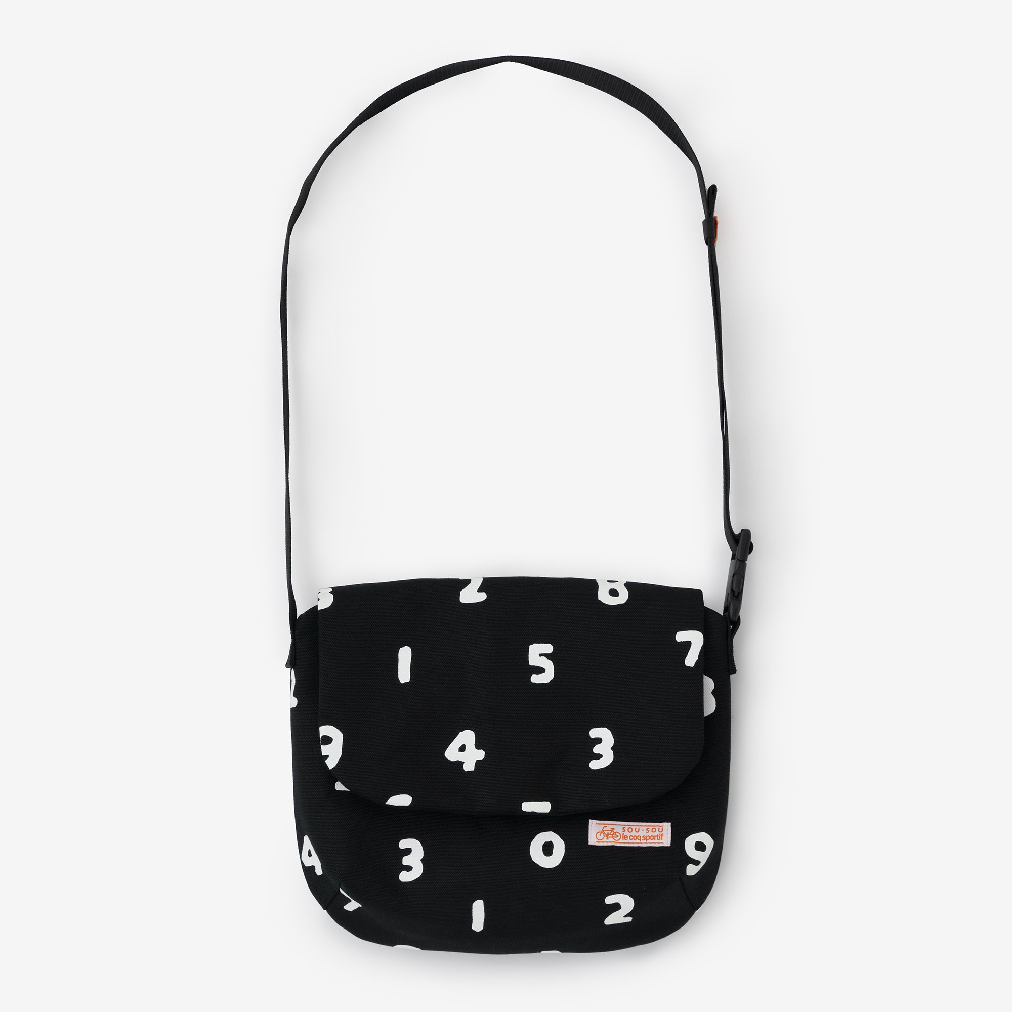 SO-SU-U BIKE Shoulder Bag SO-SU-U Black × White - Made in Japan