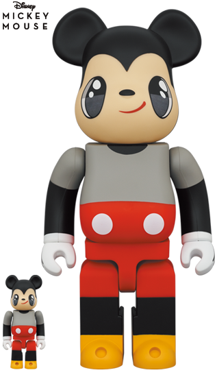 Medicom Be@rBrick Bearbrick Javier Calleja MICKEY MOUSE 100％ & 400％