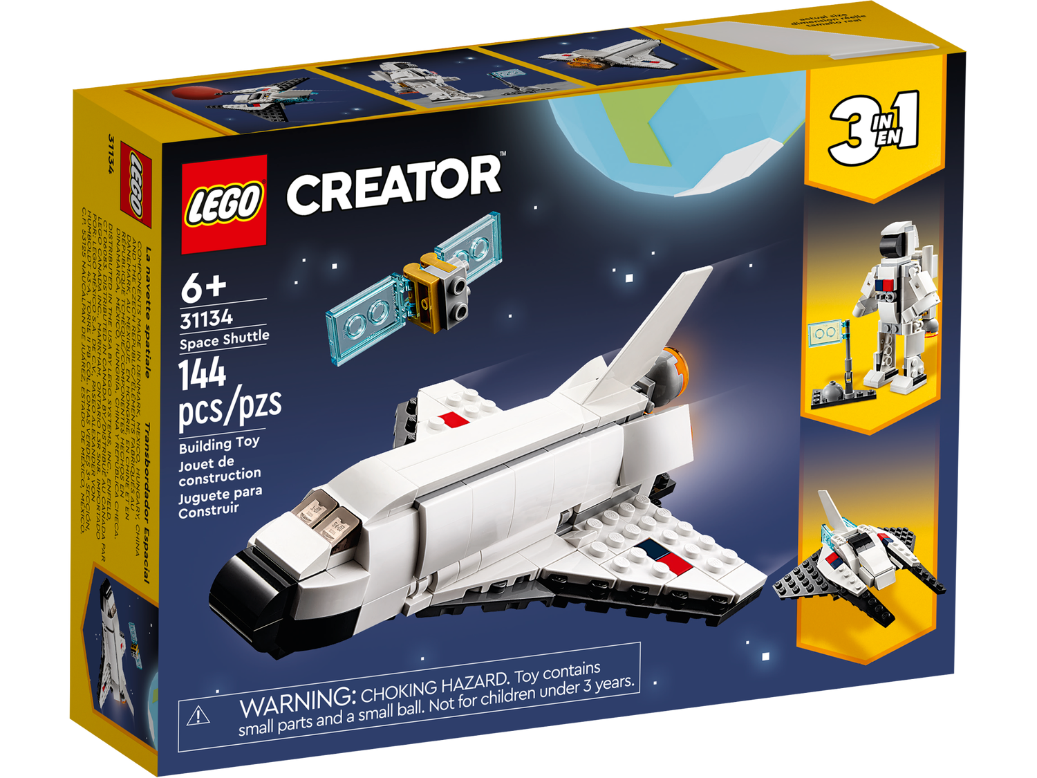LEGO Creator 3-in-1 Series 31134 Space Shuttle