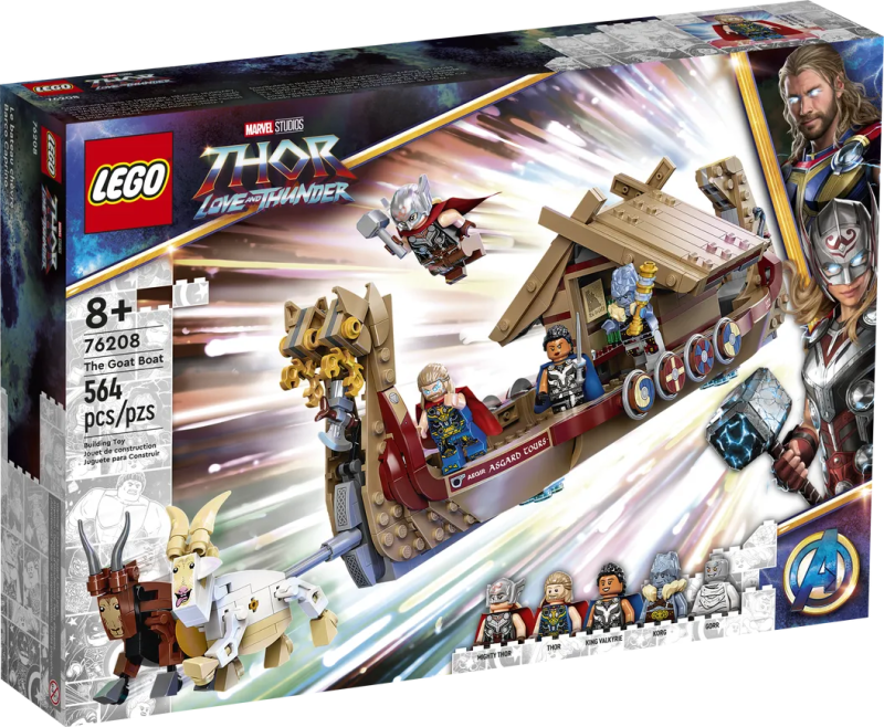 LEGO Marvel 76208 Thor 4 Love and Thunder The Goat Boat