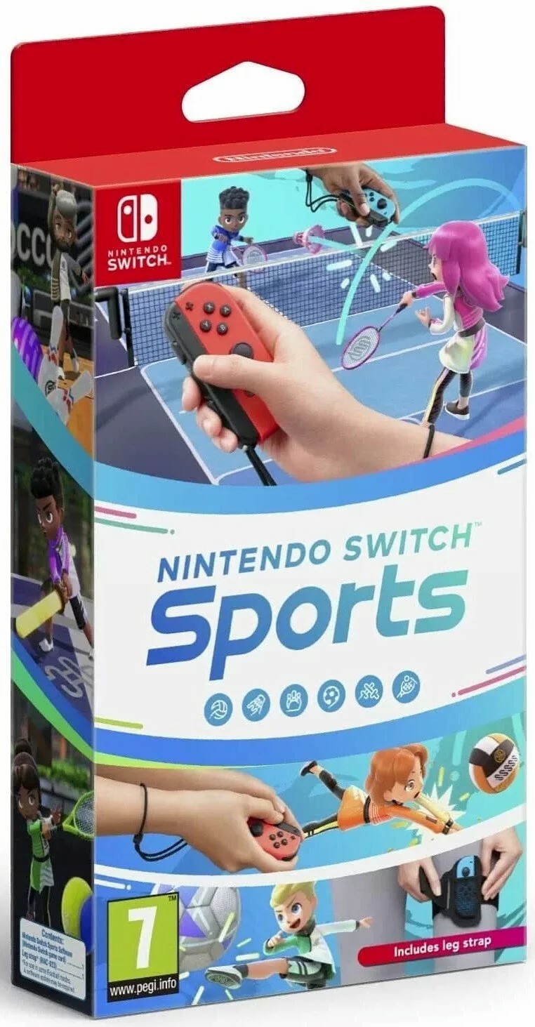 Nintendo Switch Game NS Nintendo Switch Sports WITH LEG STRAP Chinese/English Version