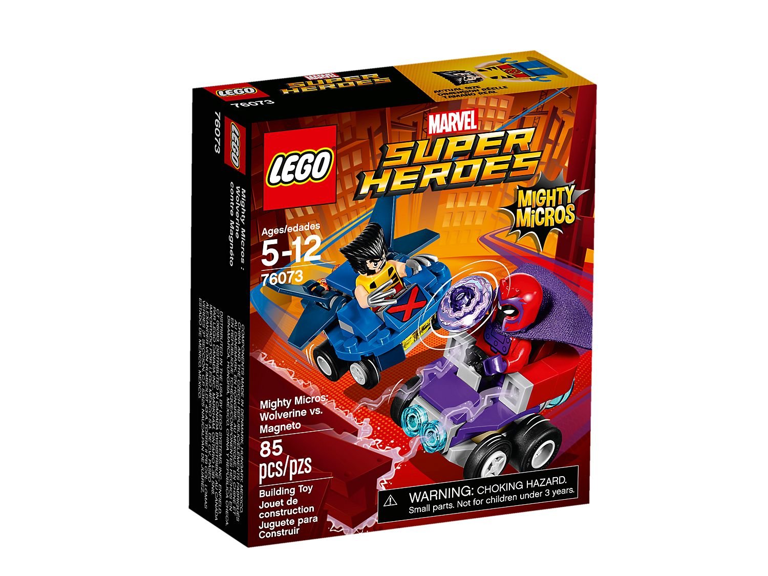 LEGO 76073 Marvel Super Heroes Mighty Micros: Wolverine vs. Magneto