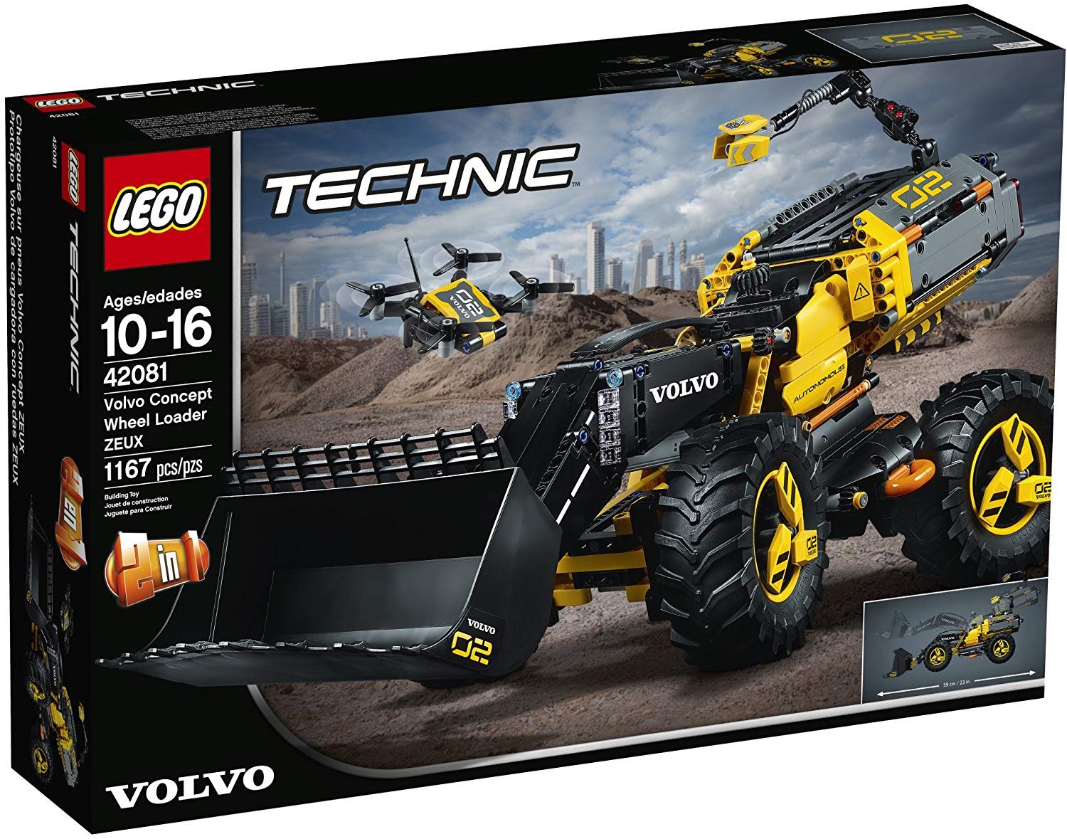 LEGO Technic 42081 Volvo Concept Wheel Loader ZEUX