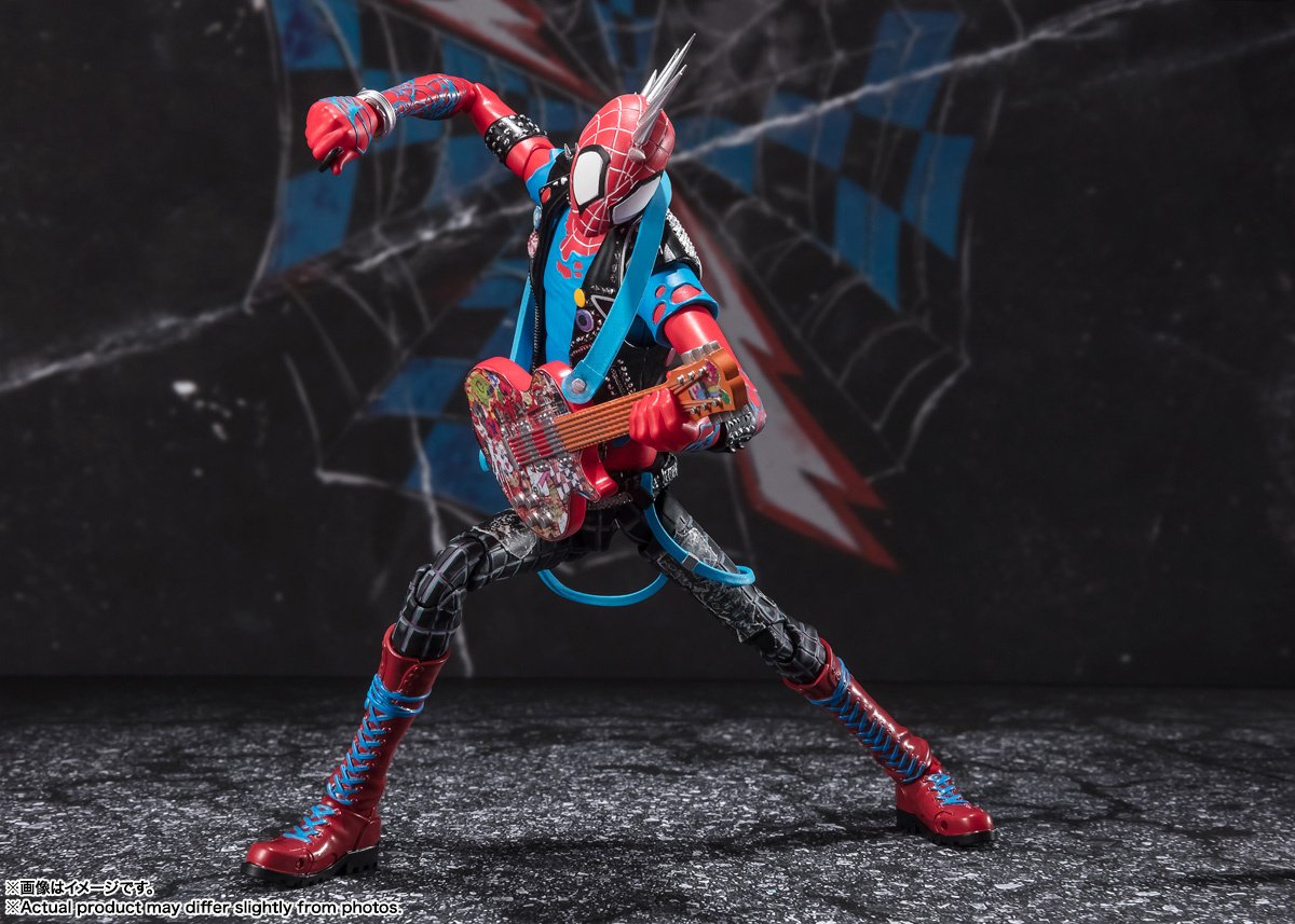 S.H.Figuartsスパイダー・パンク　中古美品 Bandai S.H.Figuarts SPIDER-PUNK (Spider-Man: Across the Spider