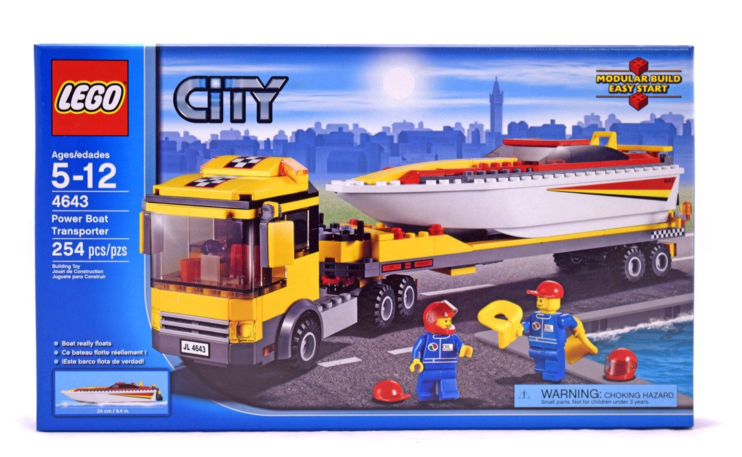 LEGO 4643 City Power Boat Transporter