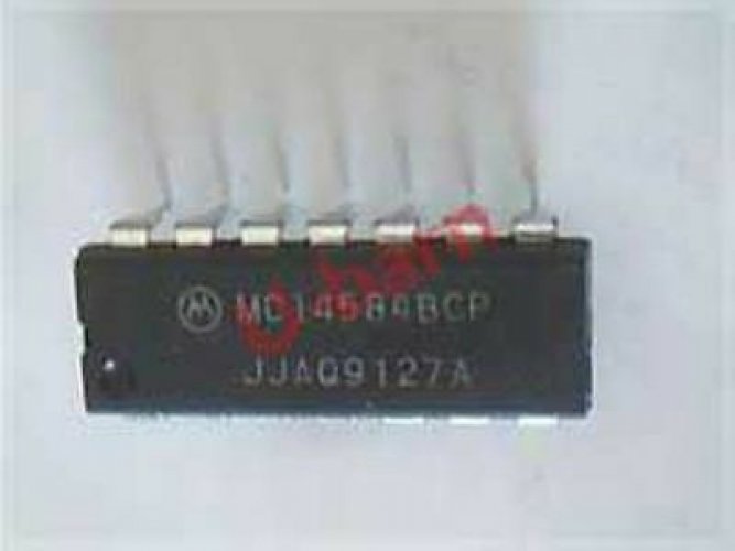 MOT DIP-14,Hex Schmitt Trigger, MC14584BCP