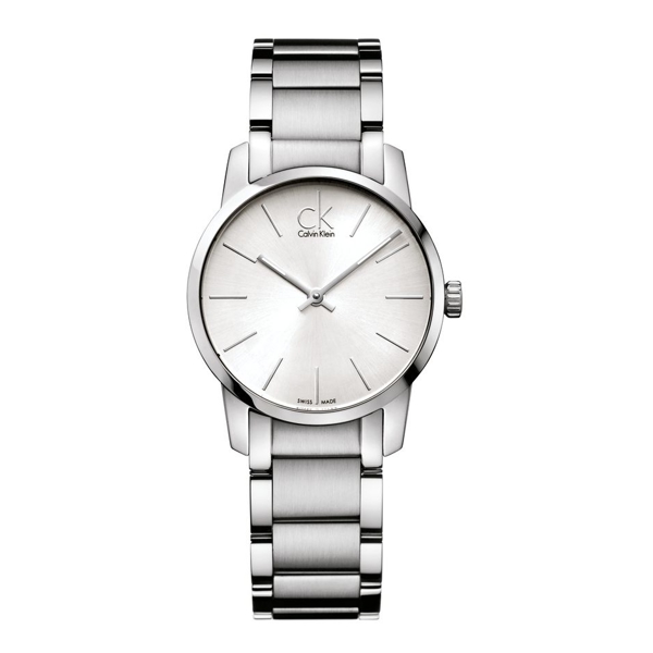Calvin Klein K2G23126 Silver Dial City Ladies Watch