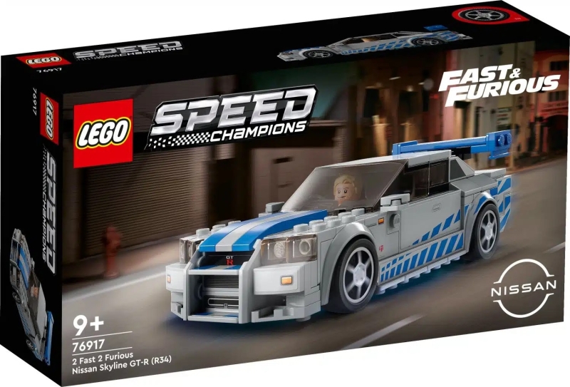 LEGO Speed Champions Series 76917 2 Fast 2 Furious Nissan Skyline GT-R (R34)