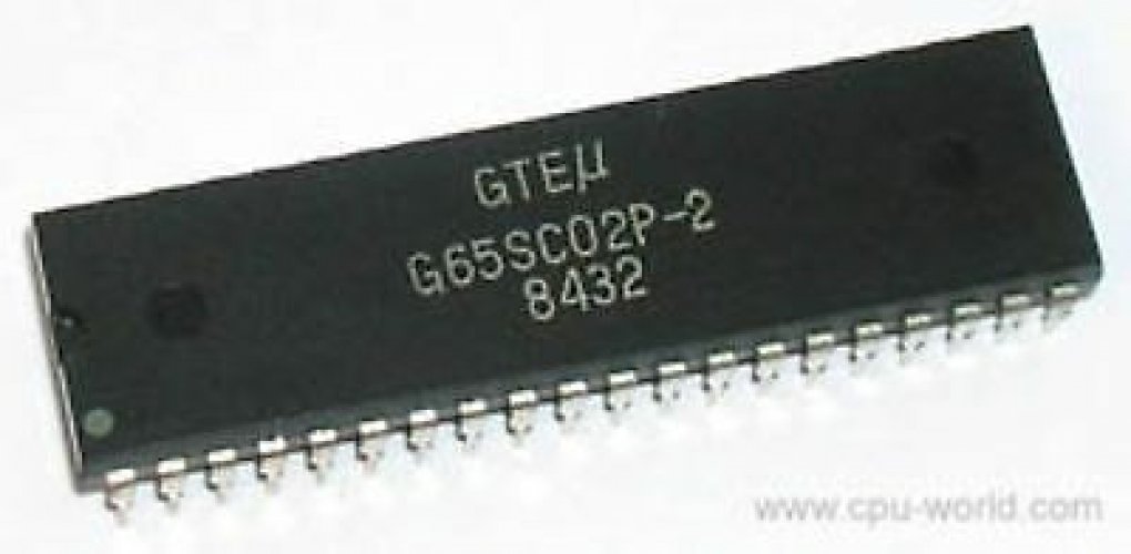 CMD G65SC02P-2 DIP-40 CMOS G65SC02-A 8-BIT MICROPROCESSOR