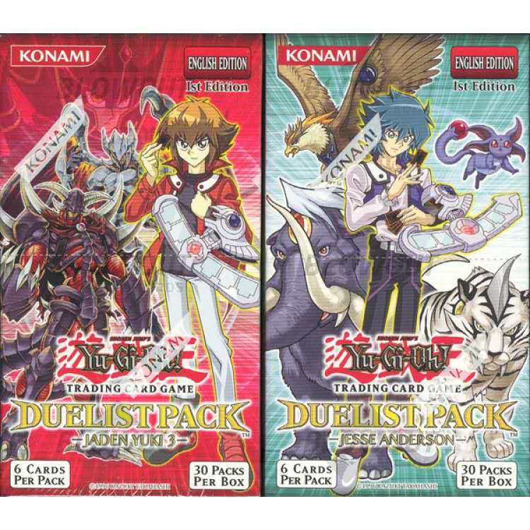 Yu-Gi-Oh TCG: Jaden Yuki 3 & Jesse Anderson Duelist 1st Edition Booster Box (1 Pair) | Yasuee US | The most reliable collectible items shop Yu-Gi-Oh TCG: Jaden Yuki 3 & Jesse Anderson Duelist 1st Edition Booster Box (1 Pair) | Yasuee US | The most reliable collectible items shop