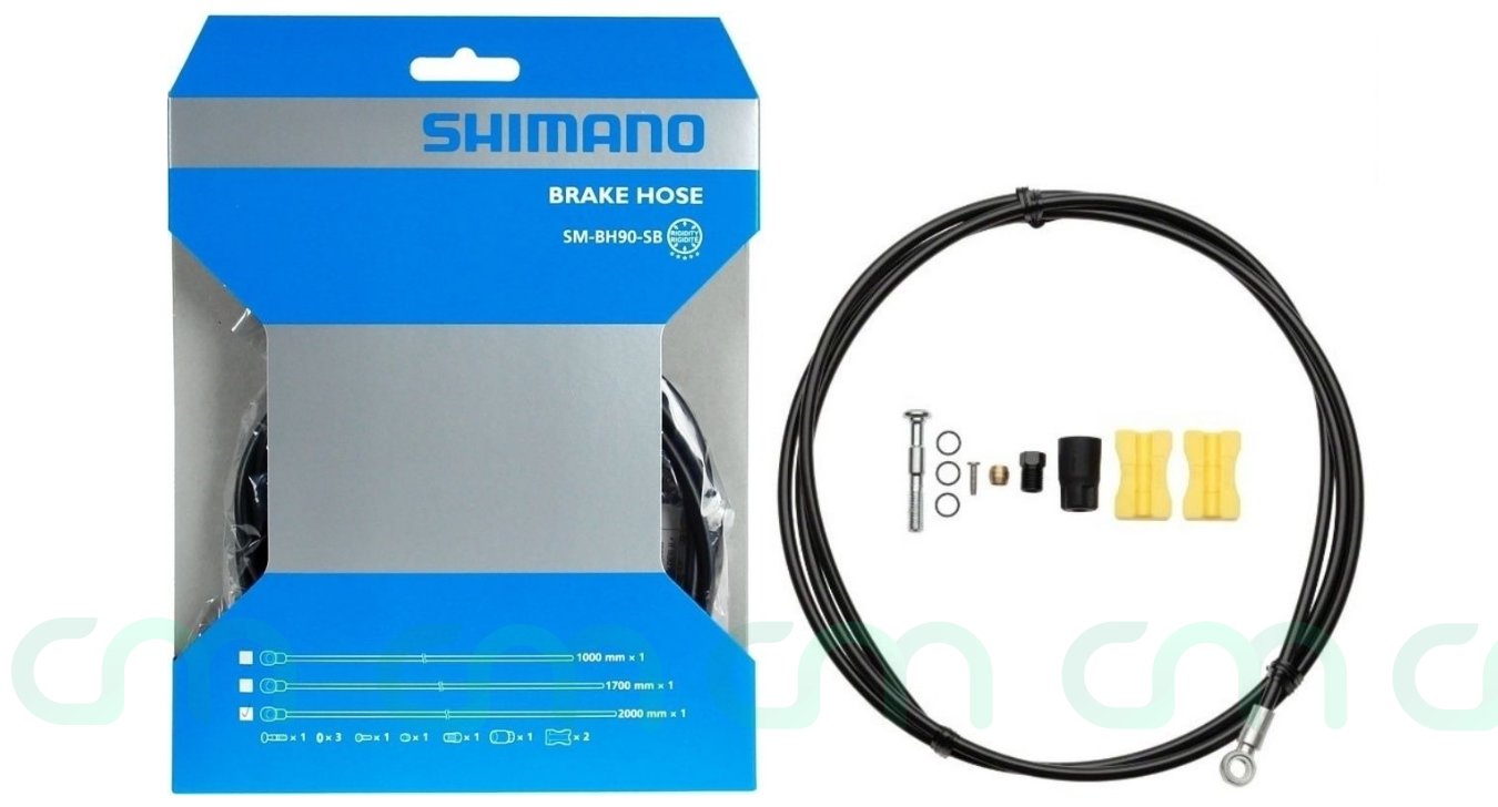 Shimano BH90-SB 2000mm Disc Brake Hose Kit Black XT M785 & SLX M675 Disc Brakes