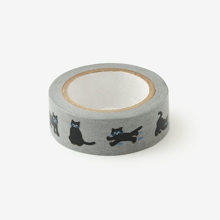 SO-SU-U Masking Tape Cat 1.5cm width - Made in Japan