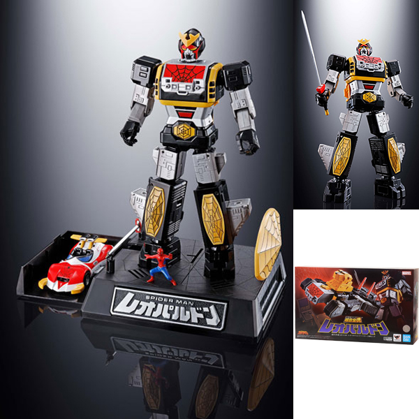 Bandai Soul of Chogokin GX-33R Leopardon & Marveler Summoning (Spider-Man TV)