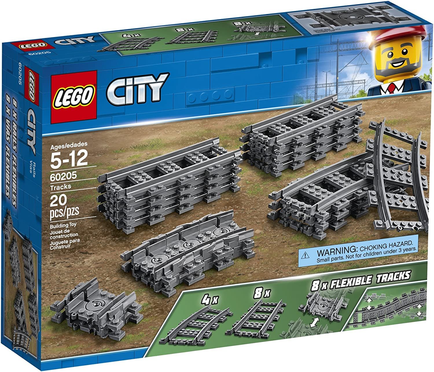 LEGO City Tracks 60205 Building Kit
