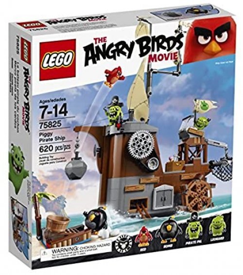 LEGO Angry Birds 75825 Piggy Pirate Ship Building Kit