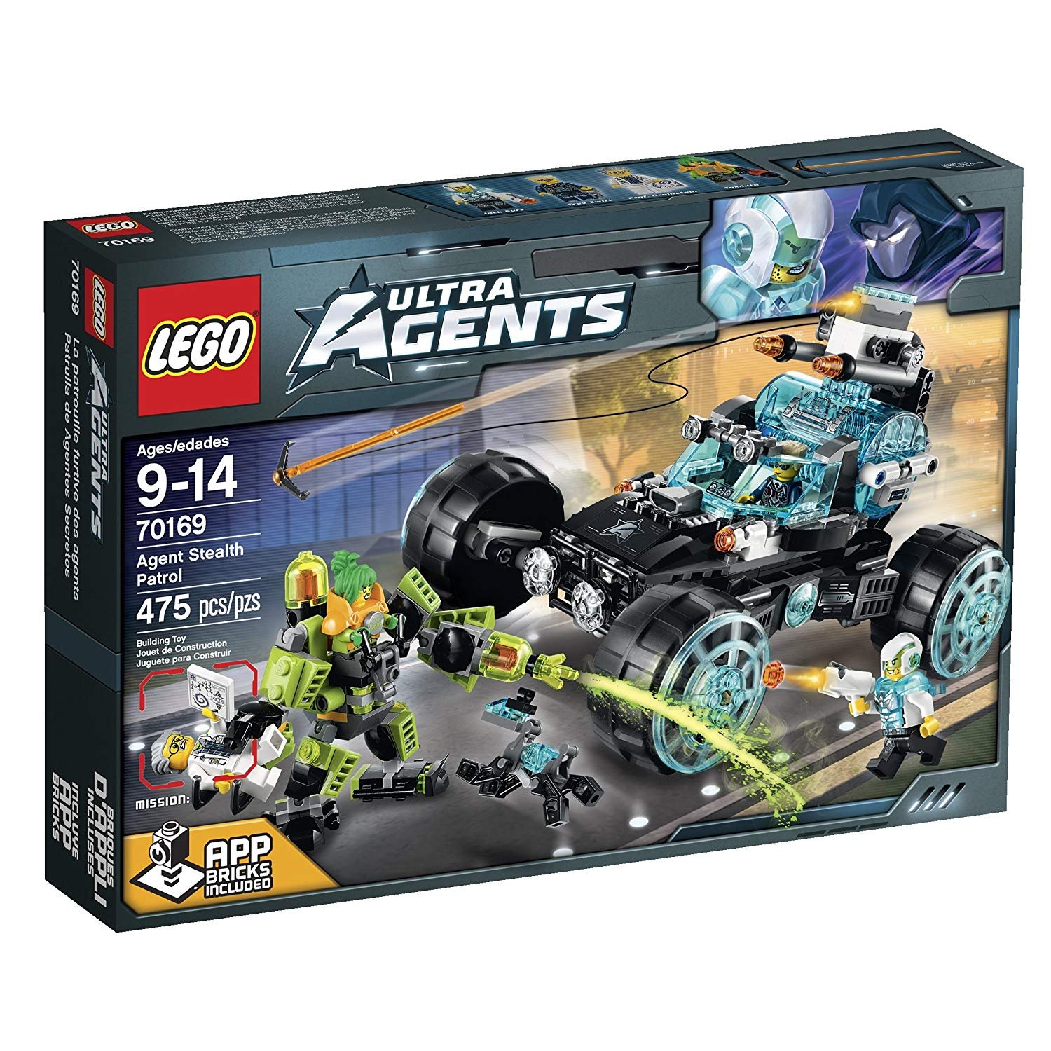 LEGO 70169 Ultra Agents Agent Stealth Patrol Toy