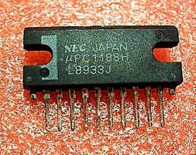 NEC UPC1188H ZIP10 20 W AUDIO POWER AMPLIFIER