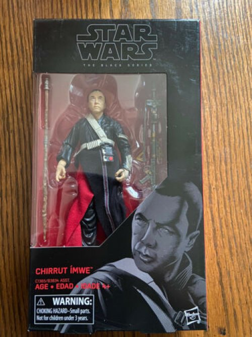 Hasbro Chirrut Imwe; Star Wars #36 Black Series 6" Figure Hasbro