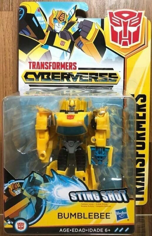 Hasbro Transformers Cyberverse Sting Shot Warrior Bumblebee Action Figure