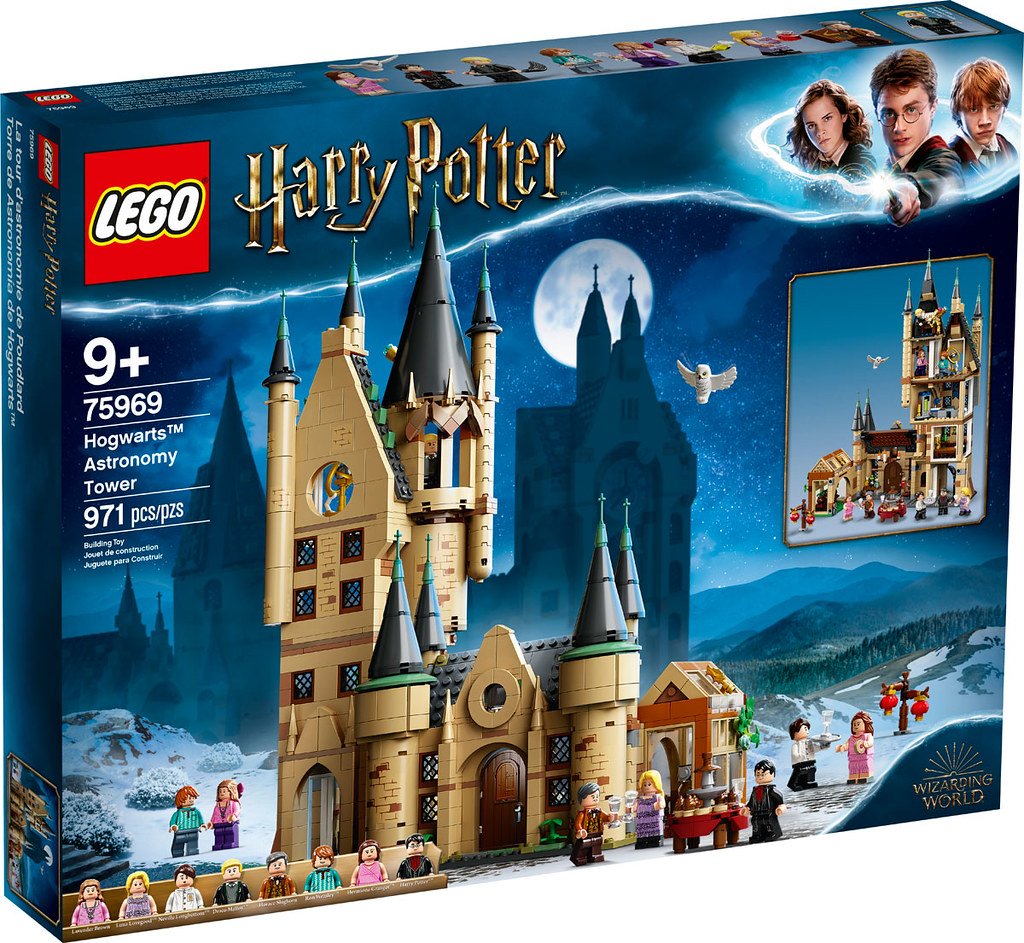 LEGO 75969 Harry Potter Hogwarts Castle Astronomy Tower Toy Compatible with Great Hall and Whomping Willow Sets