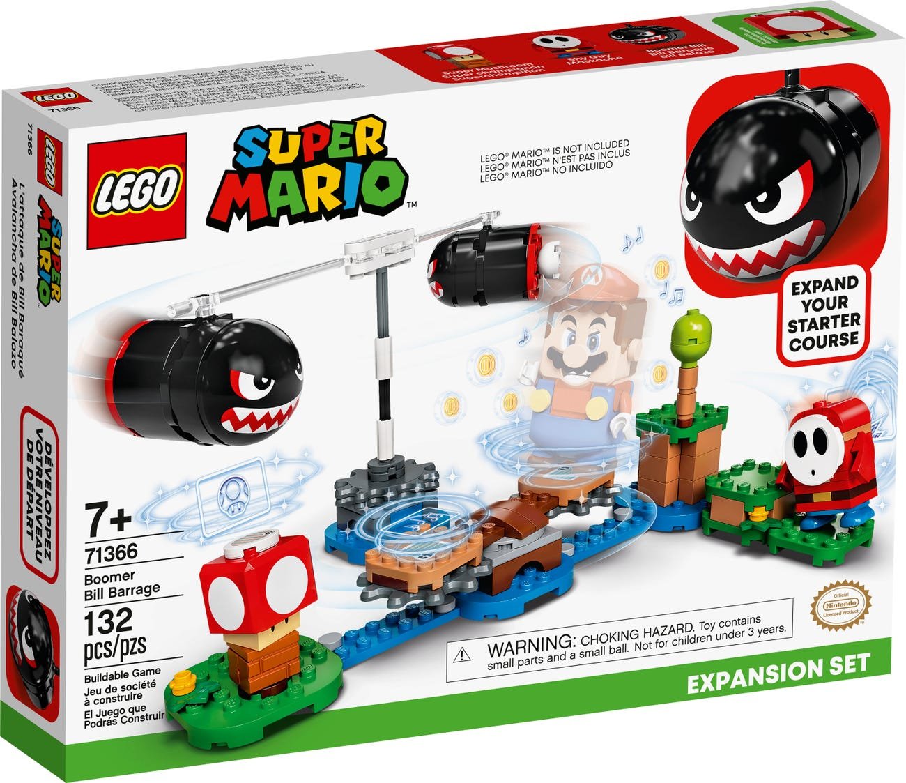 LEGO 71366 Super Mario Series Boomer Bill Barrage Expansion Set