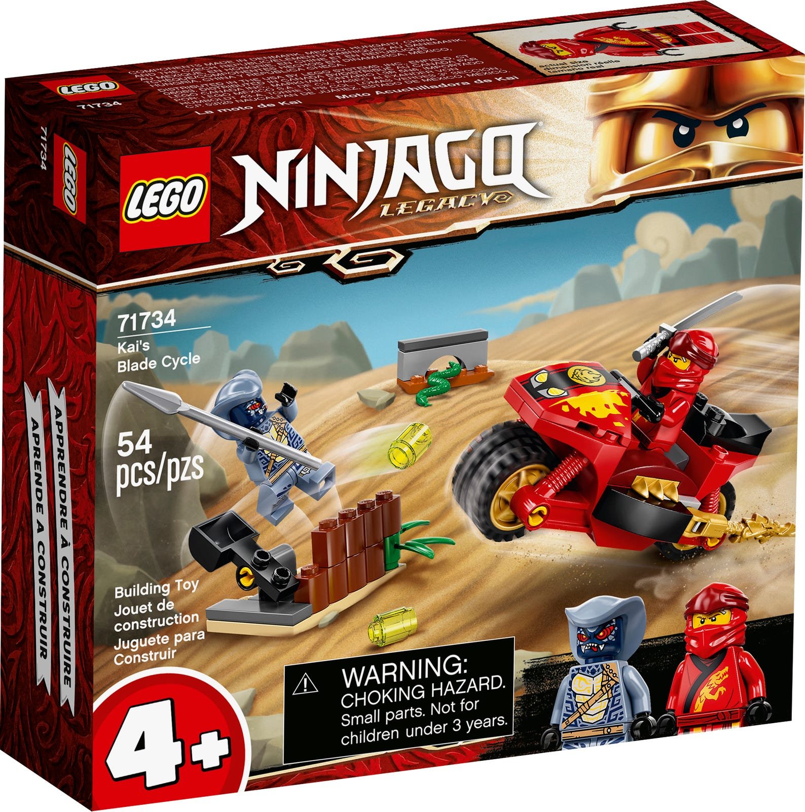 LEGO Ninjago Series 71734 Kai's Blade Cycle