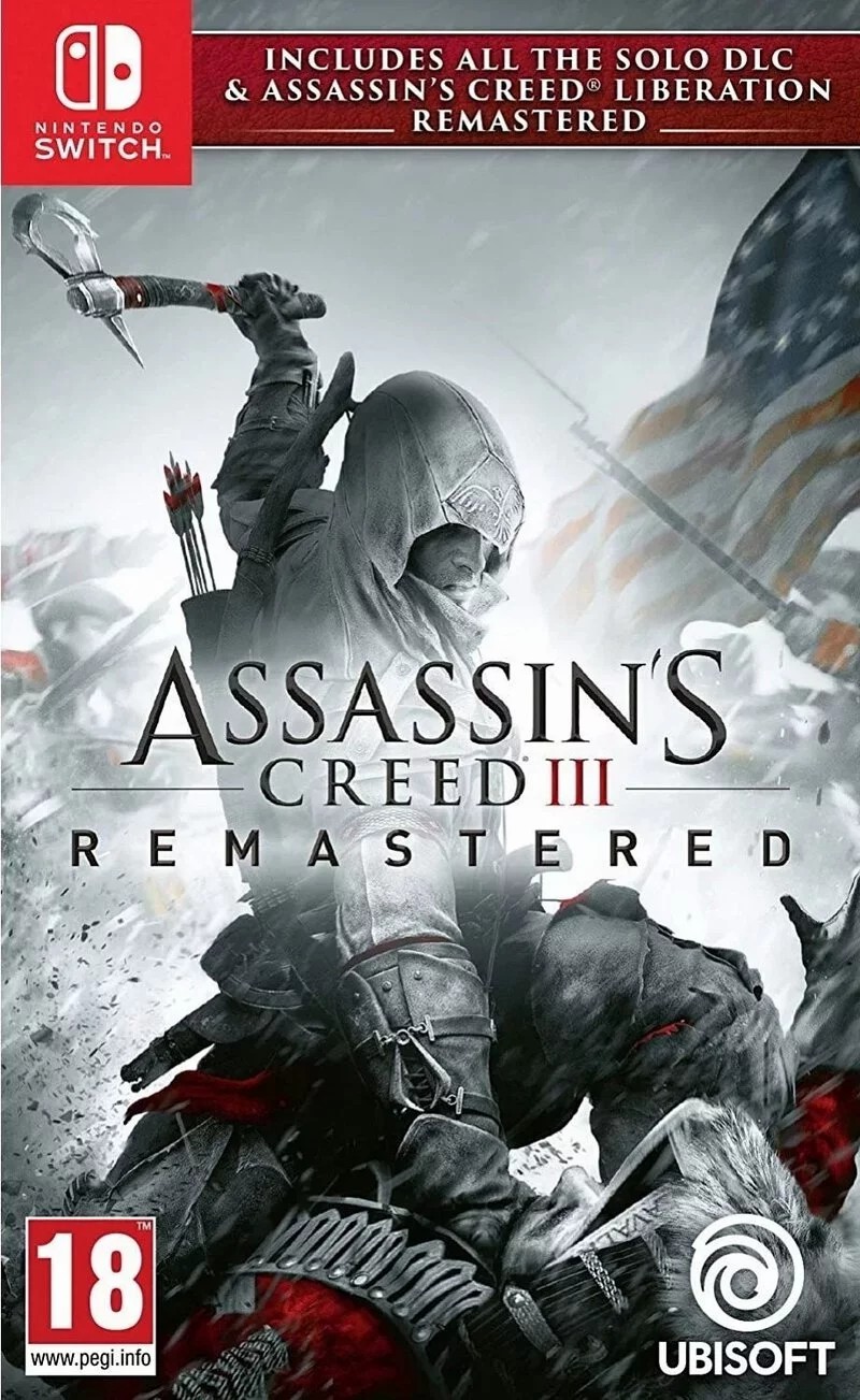 Nintendo Switch Game NS Assassin's Creed III Remastered Chinese/English Version